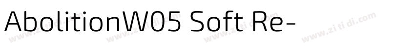 AbolitionW05 Soft Re字体转换